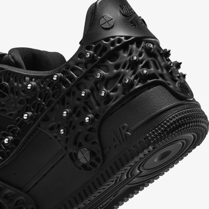 Nike black studded hot sale air force 1